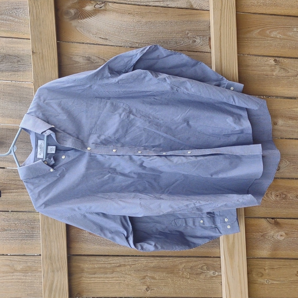 🏵️ Brooks Brothers Grid Checked Shirt